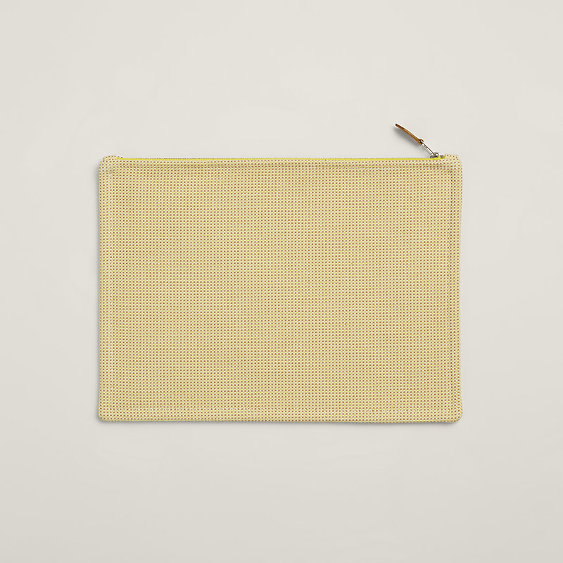 【25S 新作】HERMES｜Trousse Faubourg Corner GM Faubourg Corner case, large model | Hermès Mainland China